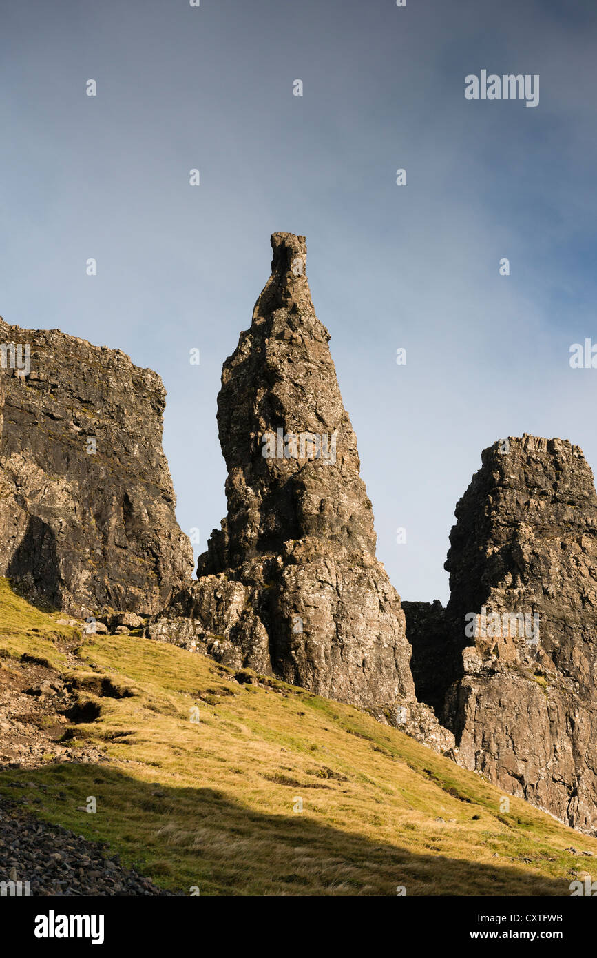 Die Nadel auf der Quiraing Skye. Stockfoto