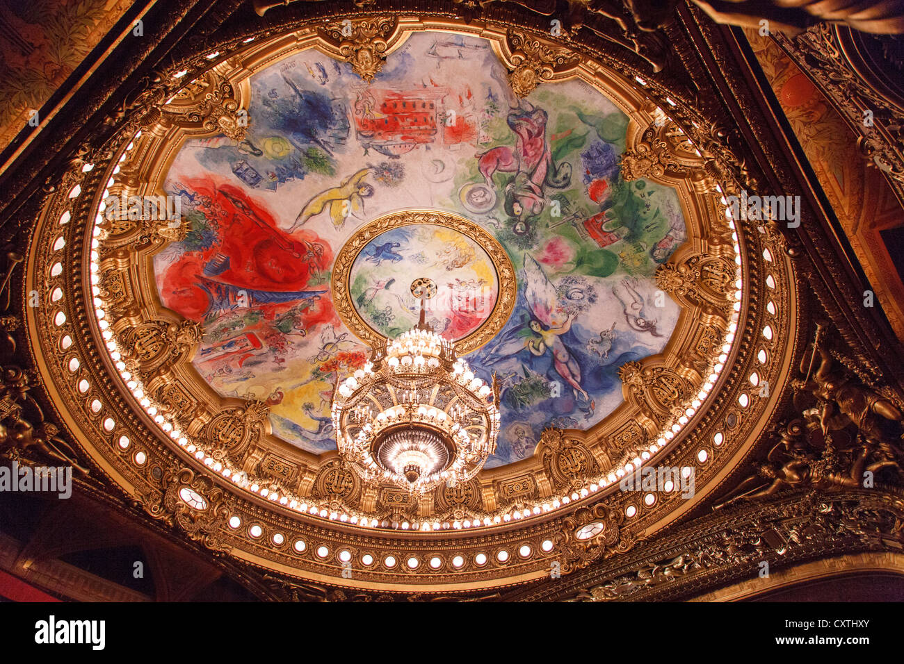 Decke Der Garnier Oper Von Marc Chagall 1964 Palais Garnier