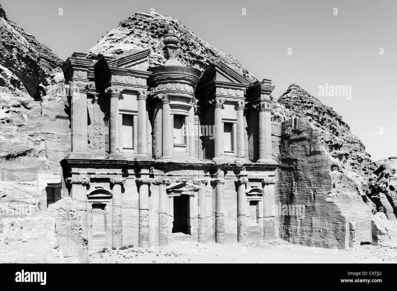 Das Kloster (Ed-Dier), Petra, Jordanien Stockfoto