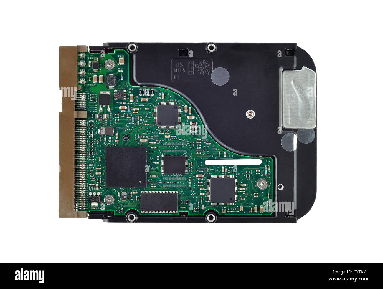 Hardisk isoliert Stockfoto
