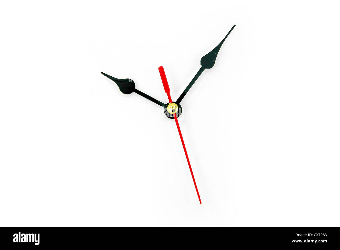 leere Zifferblatt, Konzept der Zeit Stockfoto