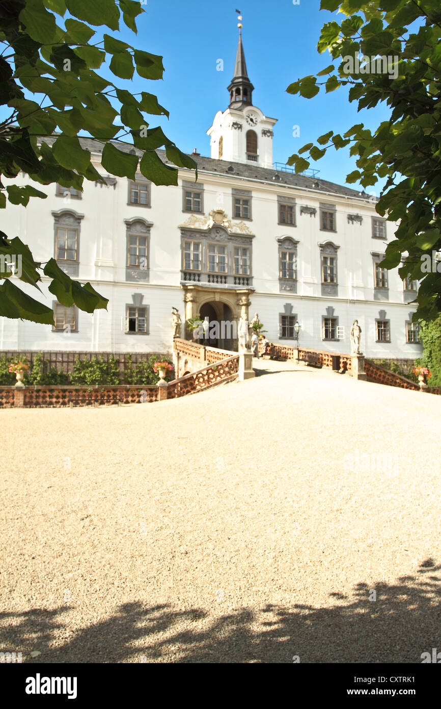 alte europäische Burg Stockfoto