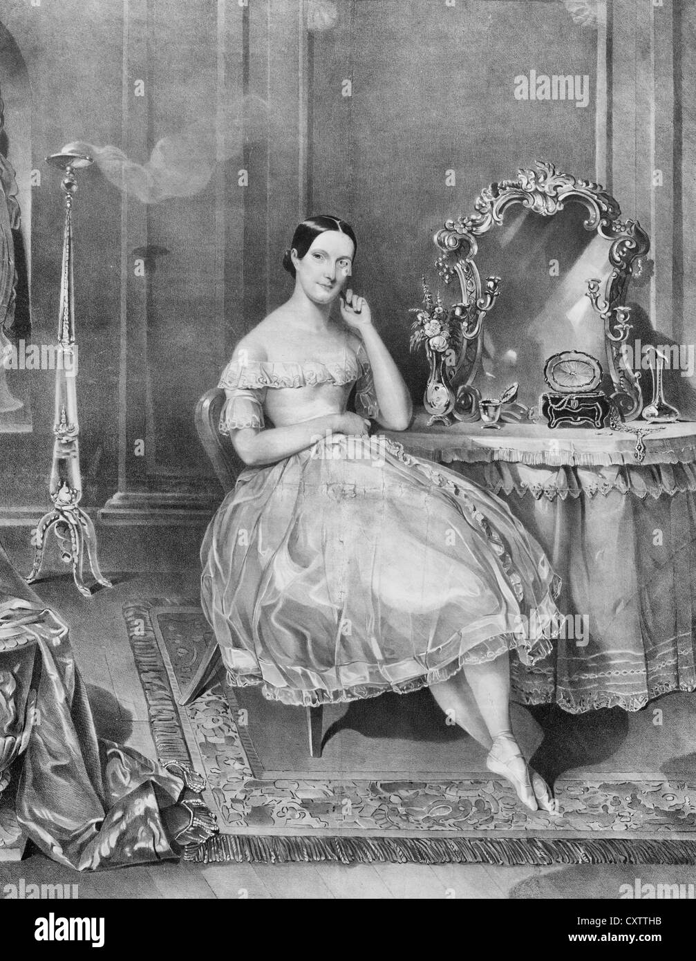 Fanny Elssler, österreichische Tänzerin ca. 1841 Stockfoto