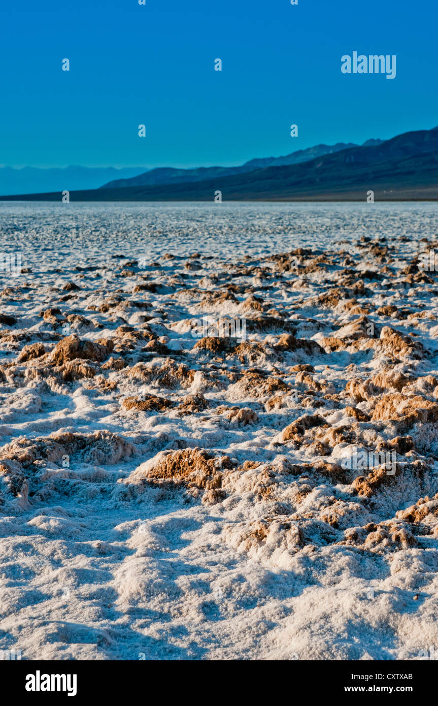 Badwater Basin in Death Valley Nationalpark Stockfoto