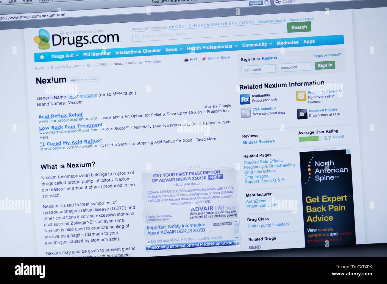 Nexium online