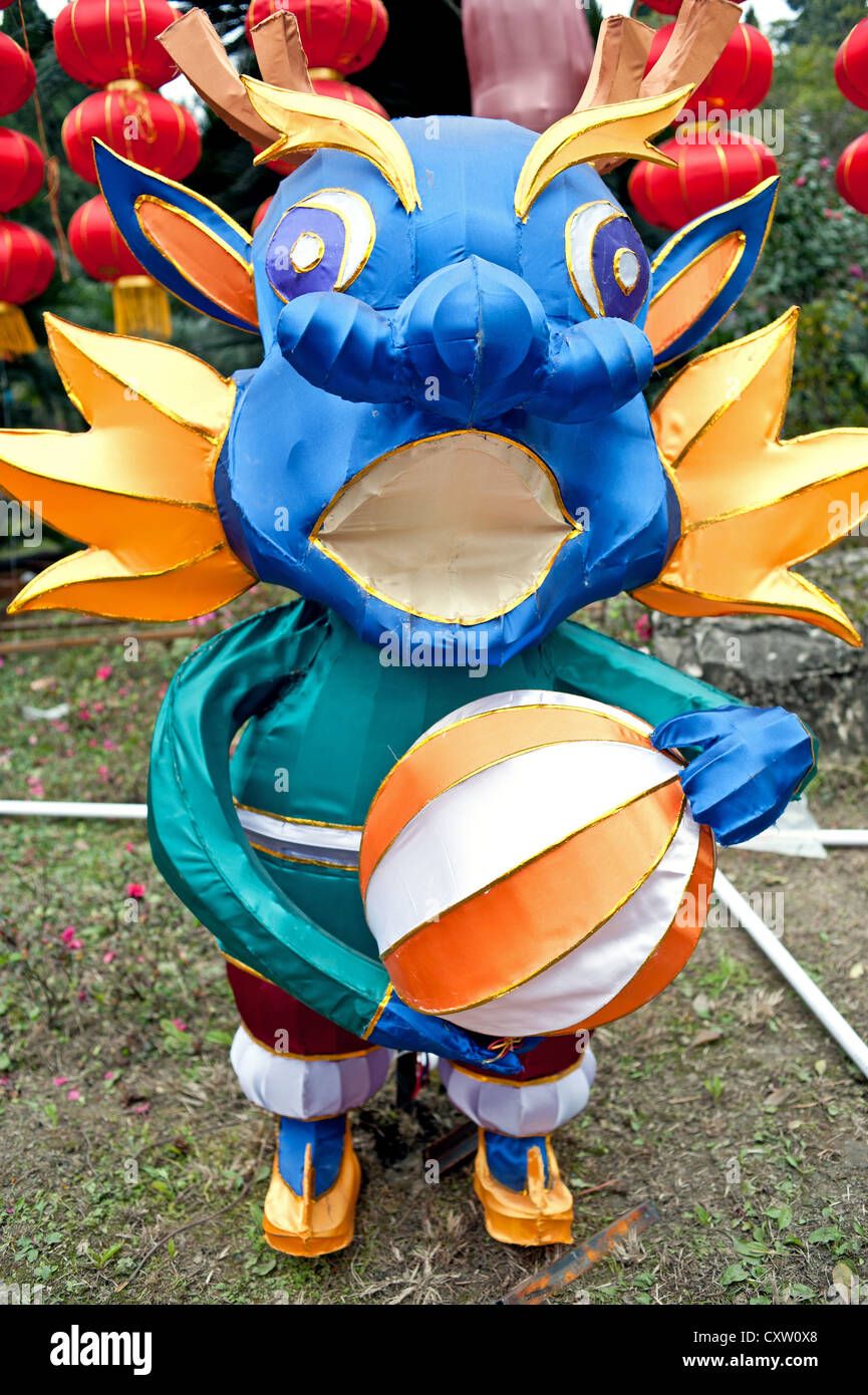 Chinesische Fabeltier, der Drache Stockfoto