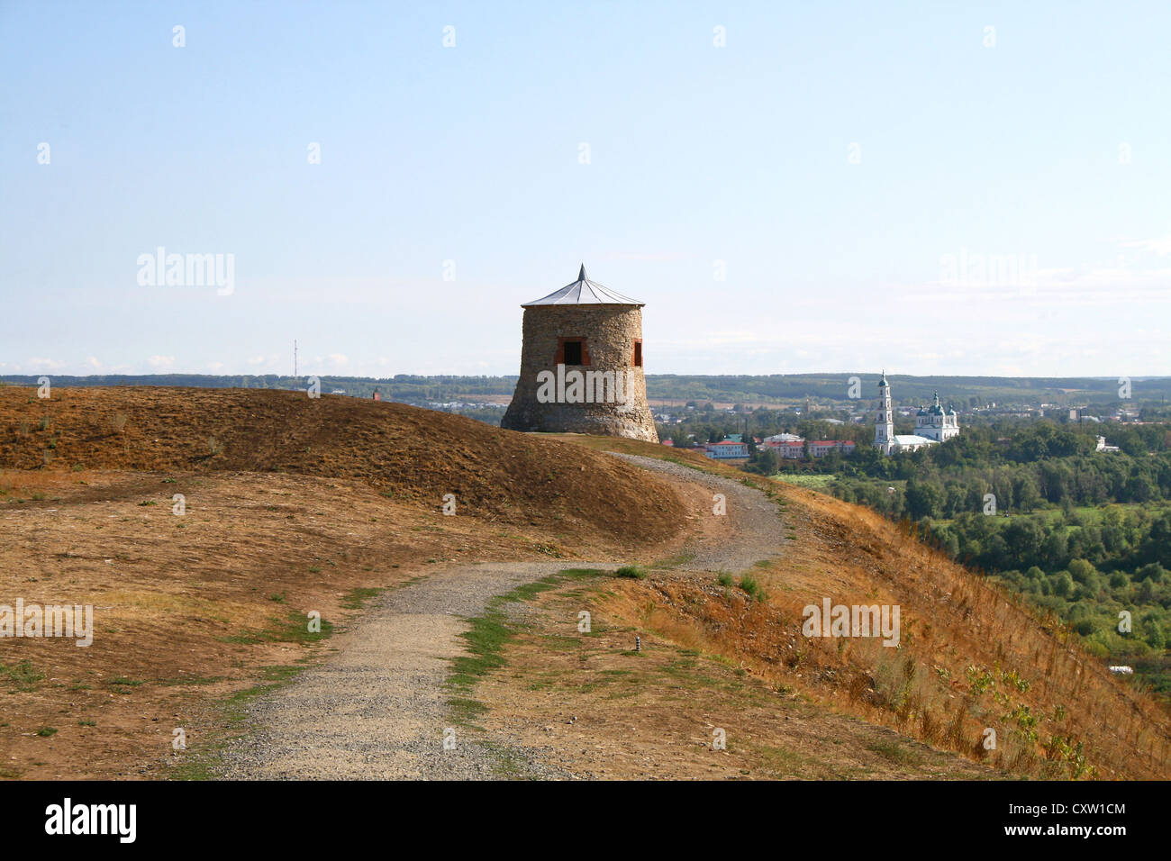 Alte Festung (des Teufels Stadt) in der Nähe von Stadt Elabuga, Tatarstan, Russland Stockfoto