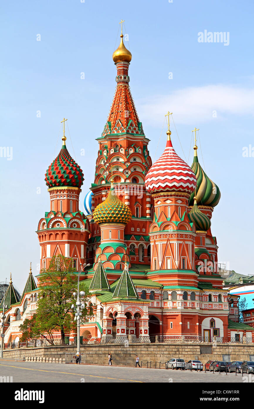 Basilius Kathedrale in Moskau, Russland Stockfoto