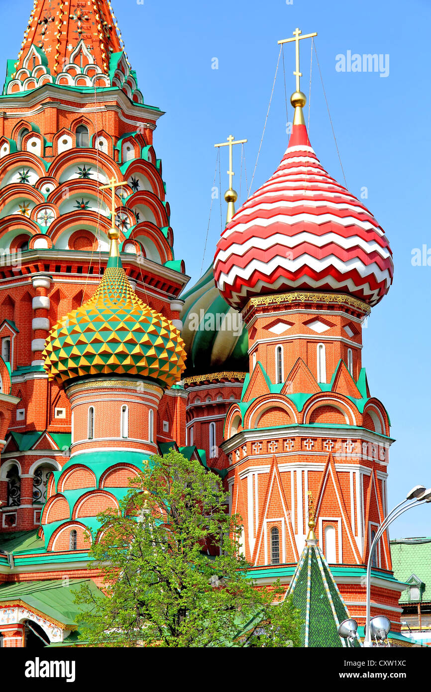 Basilius Kathedrale in Moskau, Russland Stockfoto