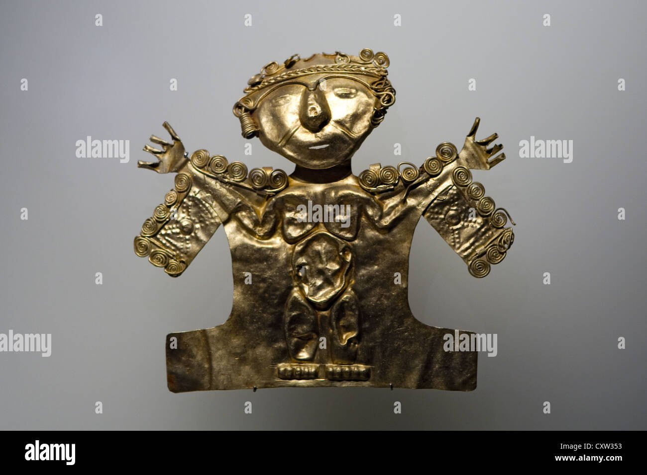 Goldschmuck, Goldmuseum, Bogota, Kolumbien Stockfoto