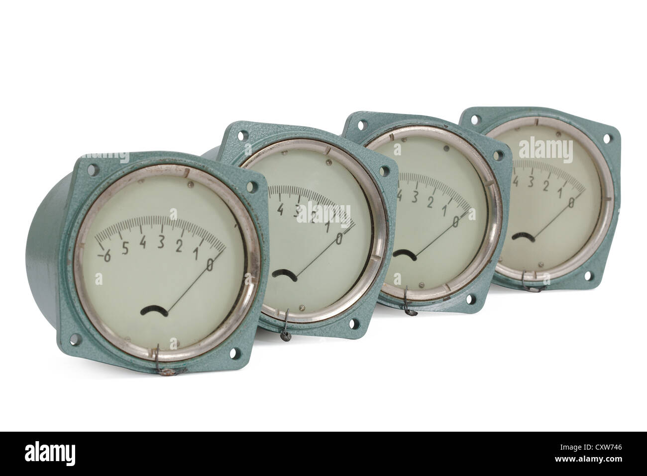 Druck-Messgerät, isoliert auf weißem Hintergrund mit Beschneidungspfad Stockfoto Druck-Messgerät, isoliert auf weißem Hintergrund mit Beschneidungspfad Stockfoto