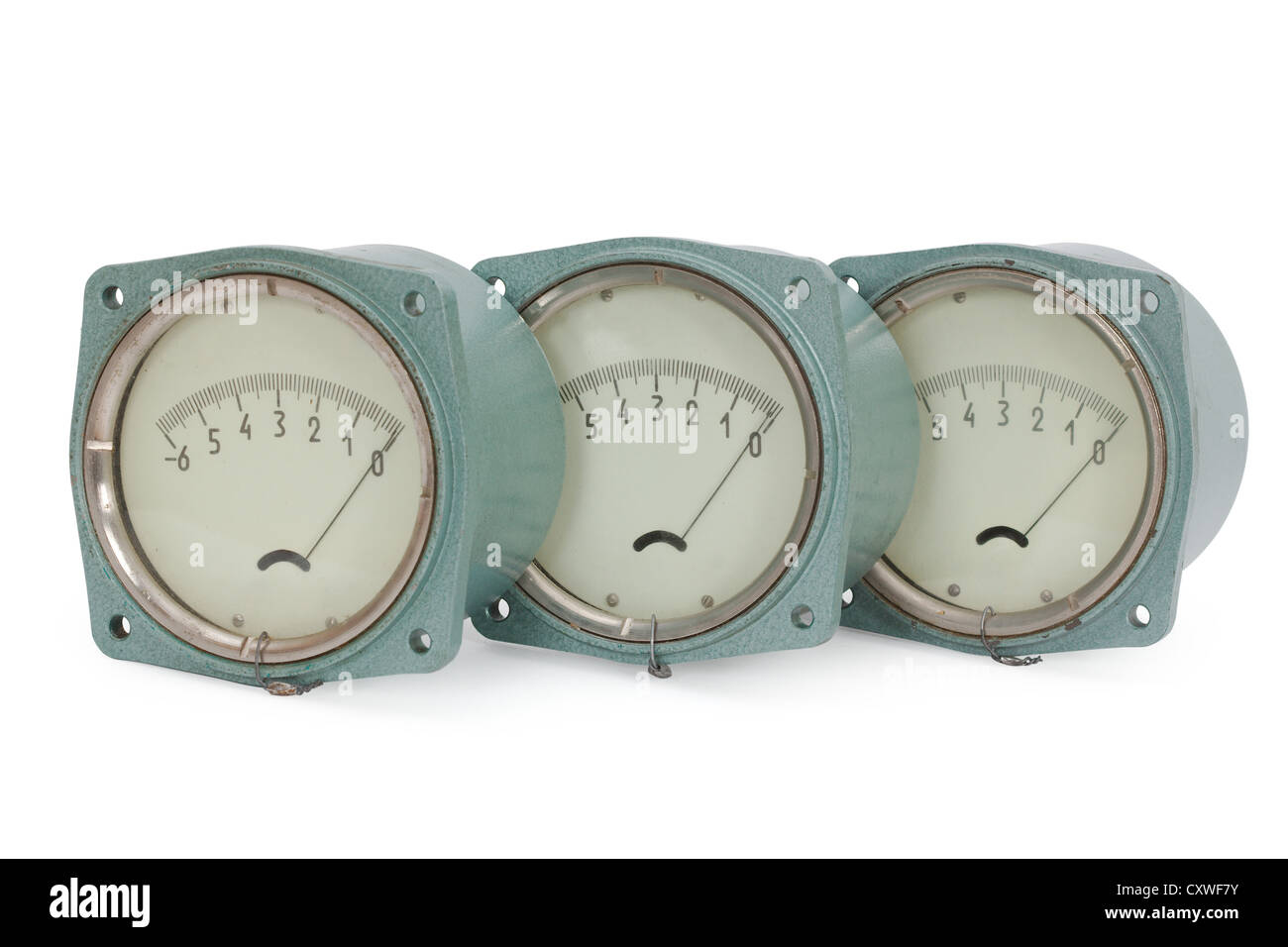 Druck-Messgerät, isoliert auf weißem Hintergrund mit Beschneidungspfad Stockfoto Druck-Messgerät, isoliert auf weißem Hintergrund mit Beschneidungspfad Stockfoto