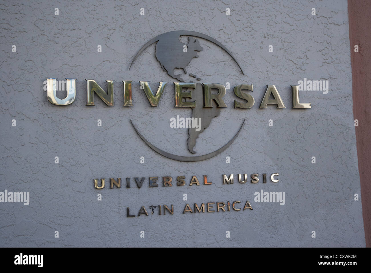 Universal Musik Lateinamerikas Büros Miami south beach Florida Usa Stockfoto