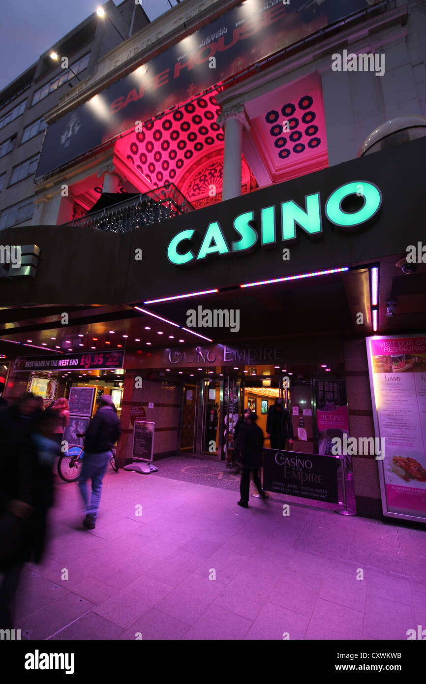 London, Londra. Stadt, Europa, The Casino in Richtung Leicester Square, photoarkive Stockfoto