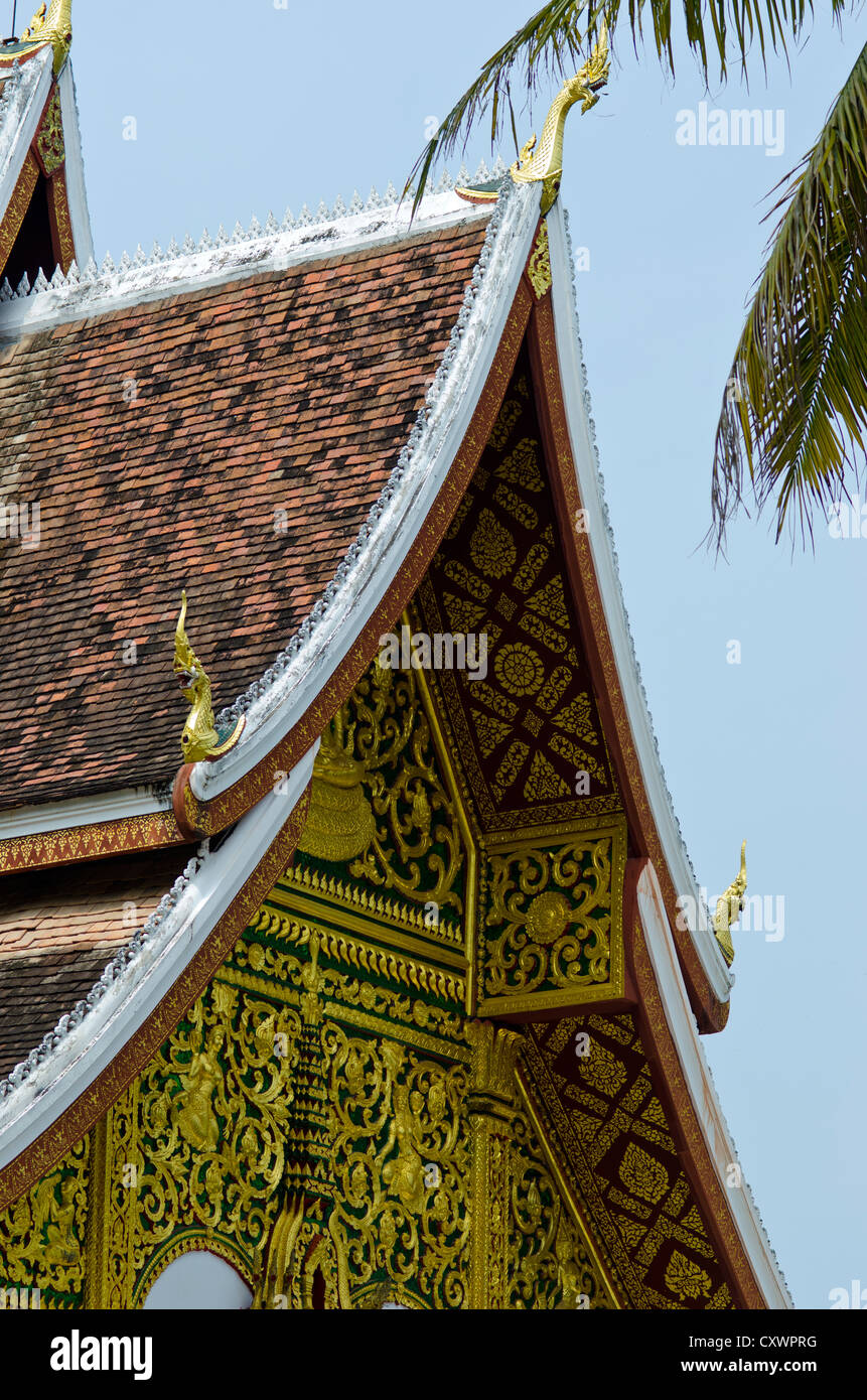 Architekturdetails, Architektur, Tempel Dach Details, Wat Doi Suthep, Chinag Mai, Thailand, Südostasien Stockfoto