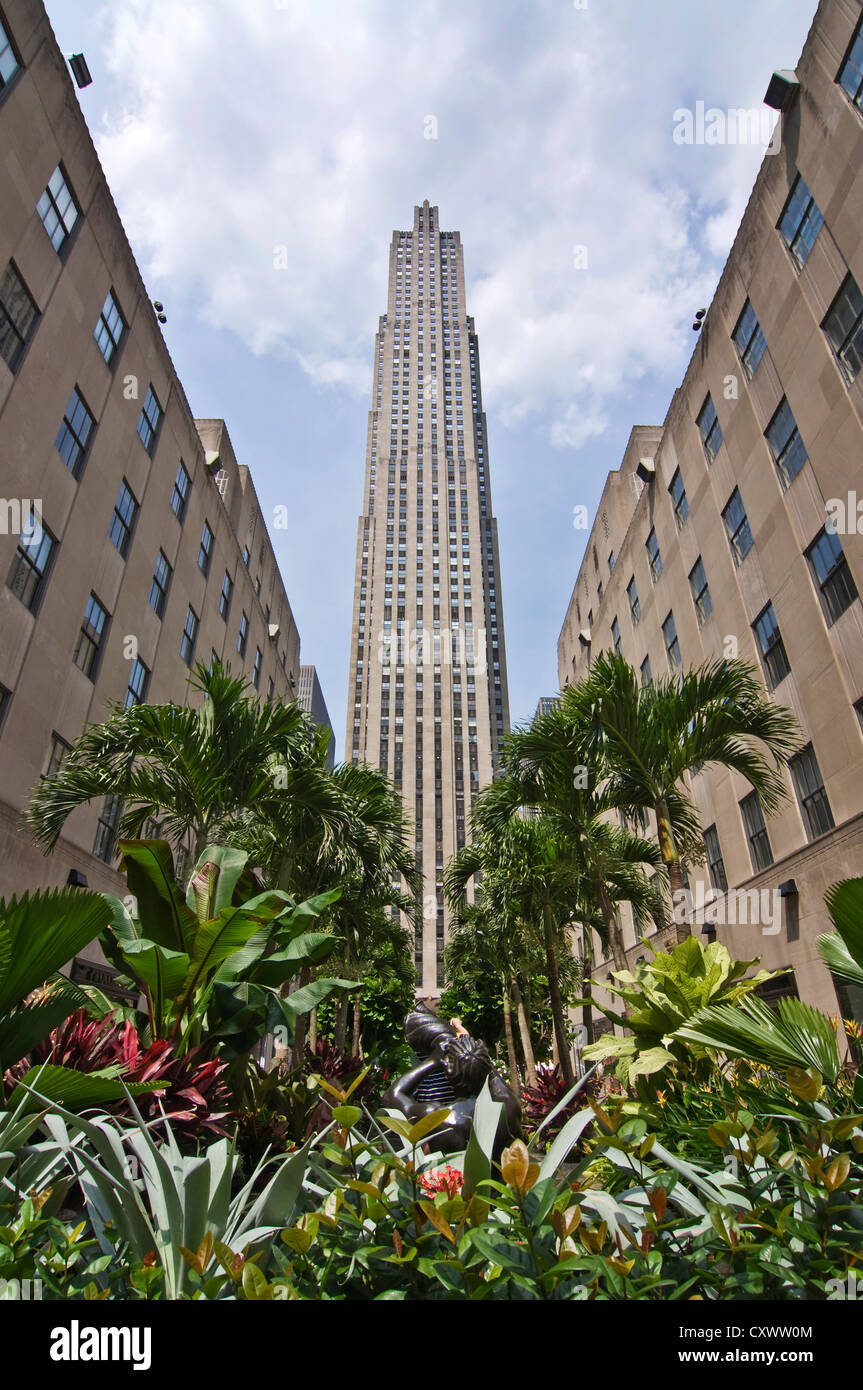 Rockfeller Center - New York City, Vereinigte Staaten Stockfoto