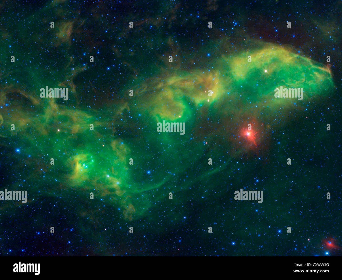 Himmel im Sternbild Scorpius Stockfoto