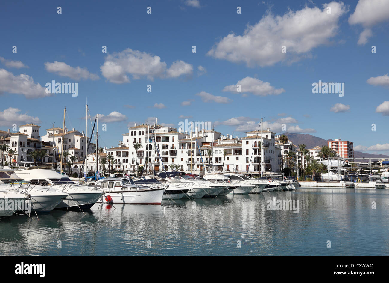 Marina in La Duquesa, Costa Del Sol, Andalusien Spanien Stockfoto