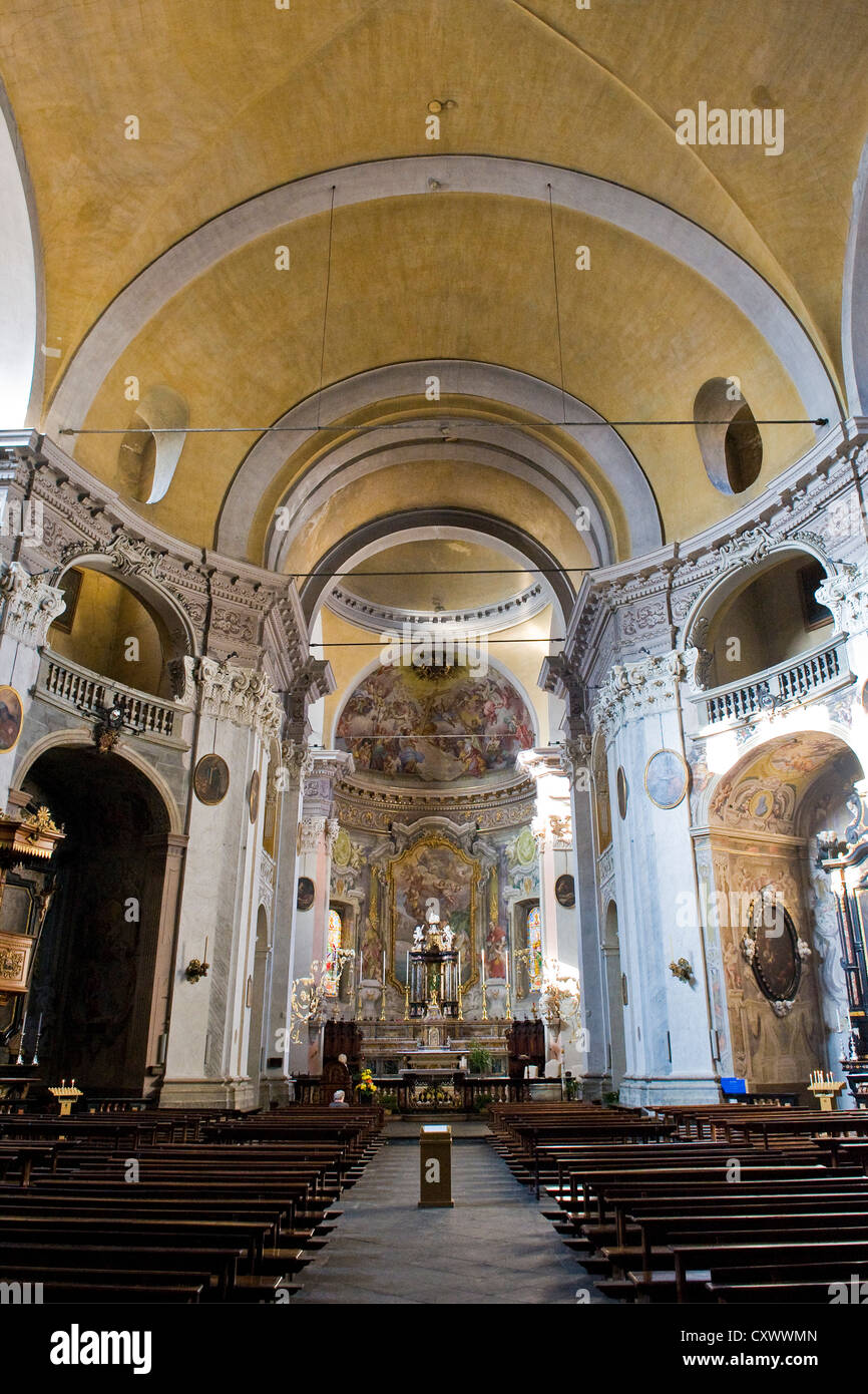 Chiesa collegiata di san giovanni battista Stockfotos und bilder
