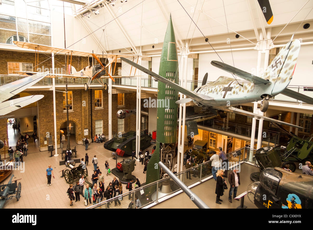 Innenansicht des Imperial War Museum, London, UK Stockfoto