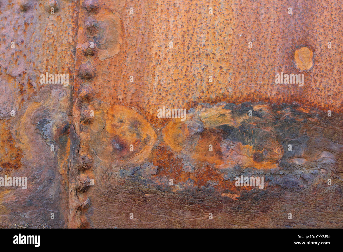 Rost schmiedearbeiten Stockfoto