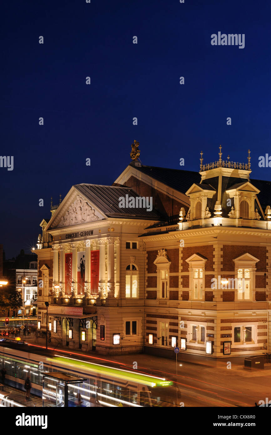 Das Concertgebouw, renommiertesten niederländischen Konzerthalle, Amsterdam, Niederlande Stockfoto