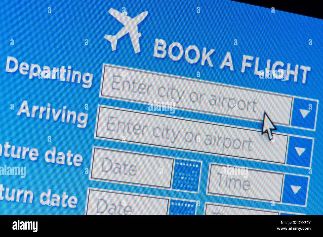 Einen Flug Buchen Stockfotos Einen Flug Buchen Bilder Alamy