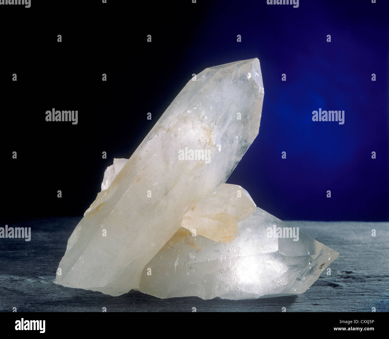 Bergkristall Stockfoto