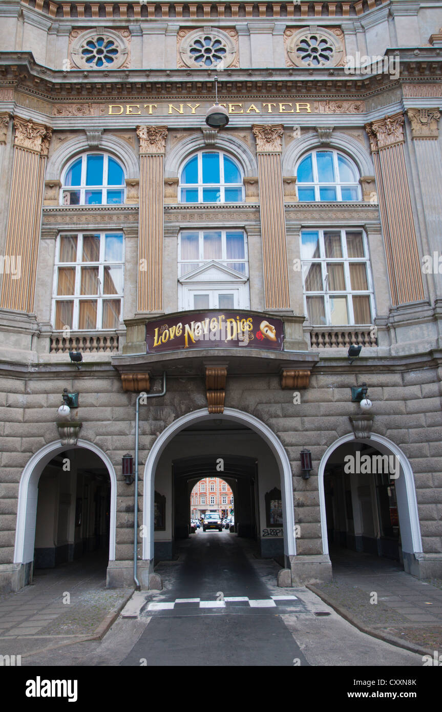 Det Nya Teater Theater Haus (1908) Vesterbro Bezirk Copenhagen Dänemark Mitteleuropa Stockfoto