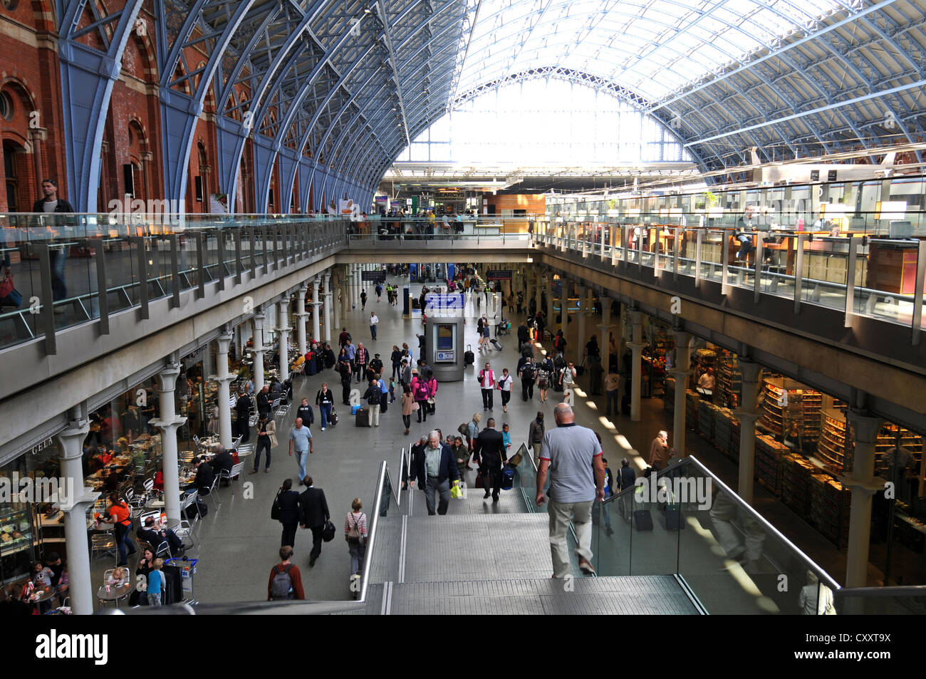 Bahnhof St. Pancras Station, London, England, Großbritannien, UK Stockfoto