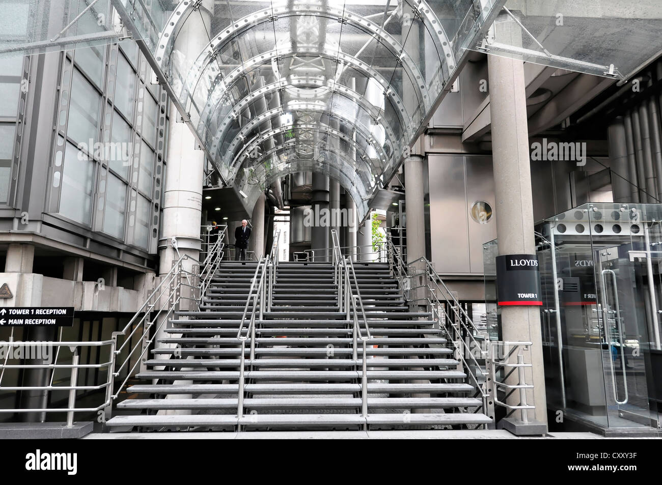 Lloyds Verwaltungsgebäude, Außenansicht, London, England, Vereinigtes Königreich, Europa Stockfoto