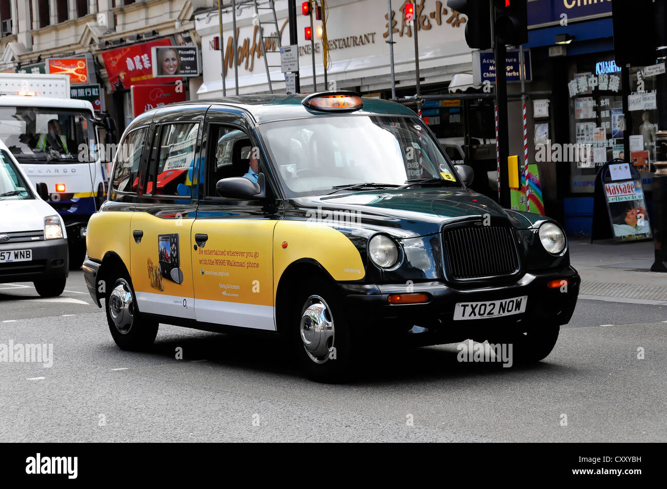 London Taxi, London, England, Vereinigtes Königreich, Europa Stockfoto