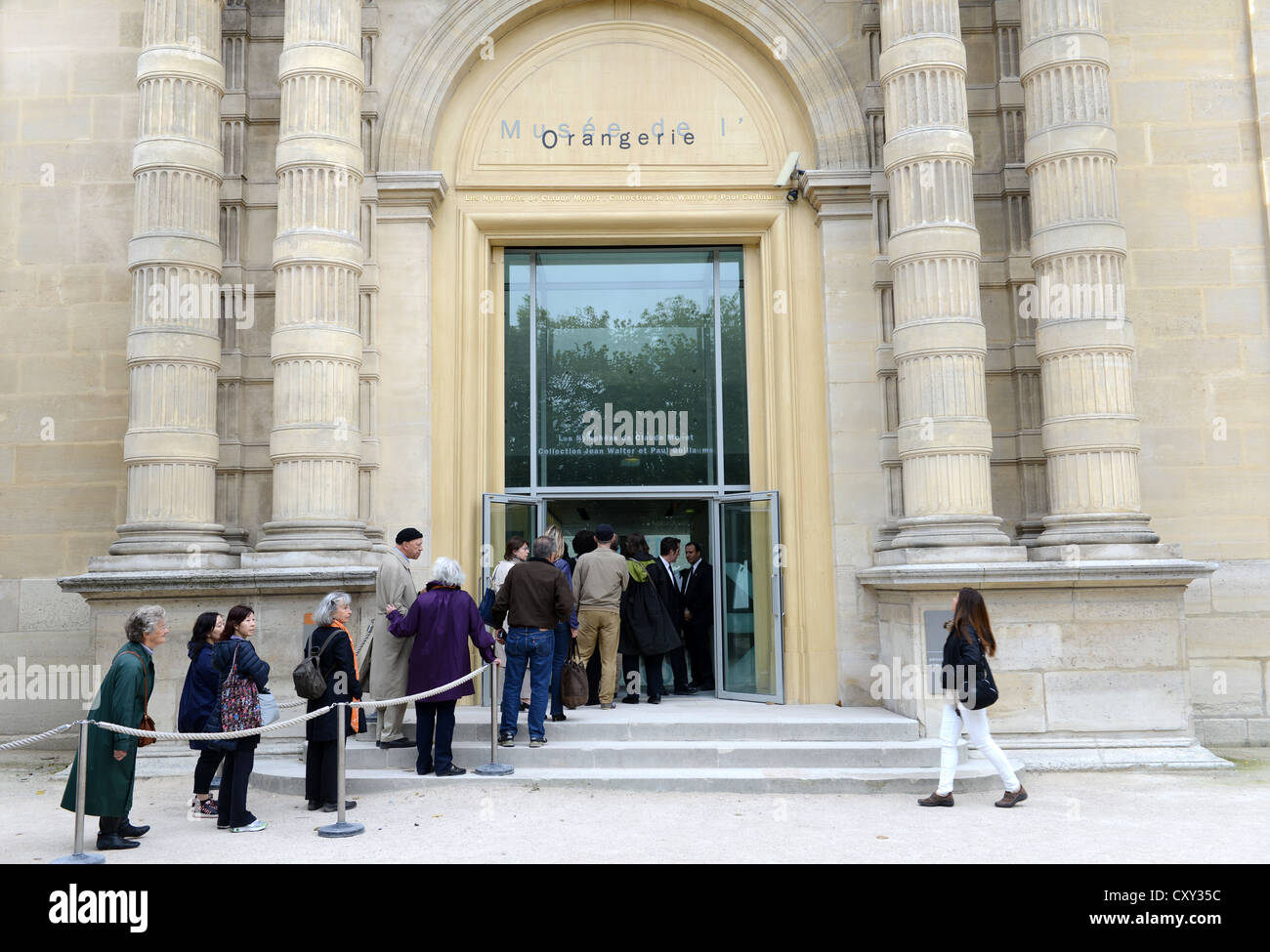 Musee de l ' Orangerie, Paris, Frankreich, äußere des Musée de l ' Orangerie, Paris, Frankreich Stockfoto