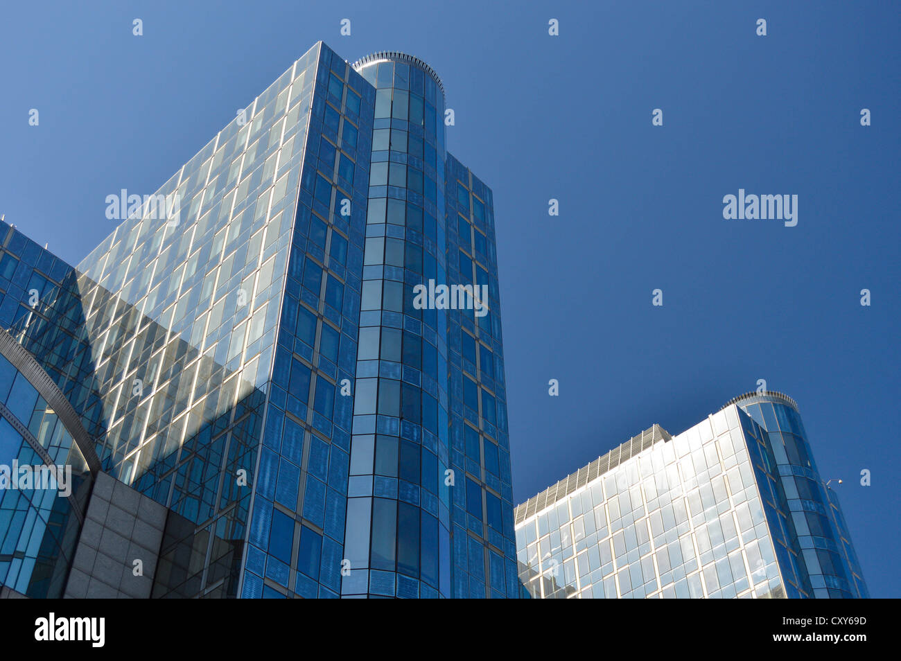 Gebäude des Europäischen Parlaments in Brüssel, Belgien, Europa, Europäische Union Stockfoto