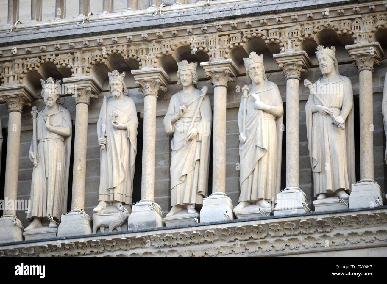 Kathedrale Notre Dame, Notre Dame de Paris, France Stockfoto