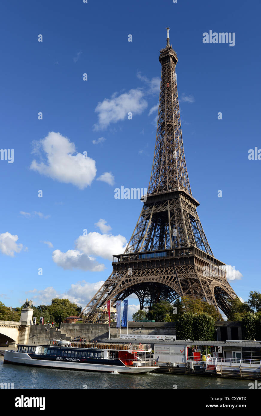 Eiffelturm, der Eiffelturm, Paris, Frankreich Stockfoto