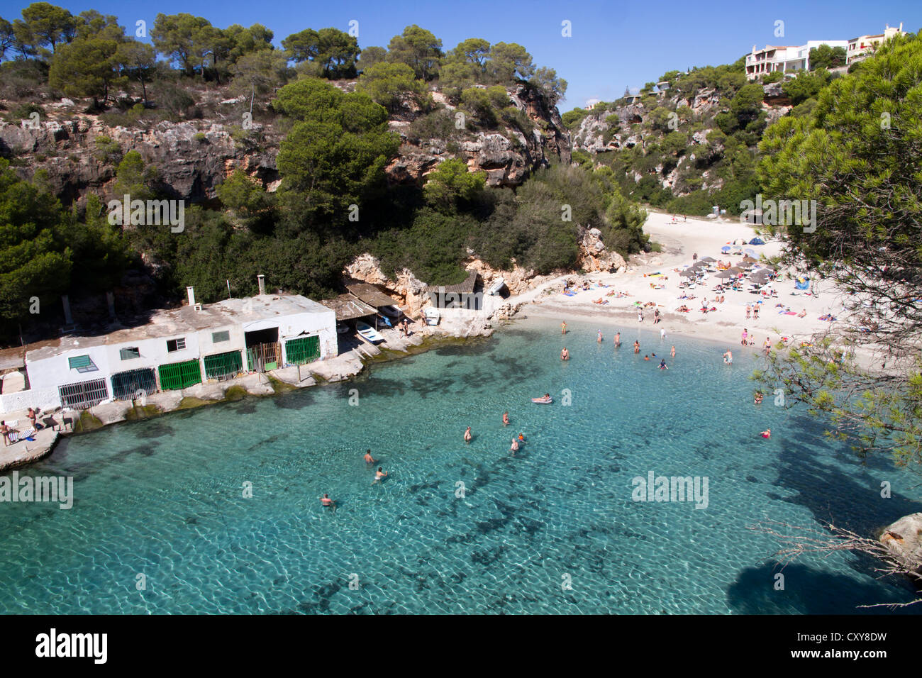 Cala Pi Strand Mallorca Balearen Inseln Südspanien Stockfoto