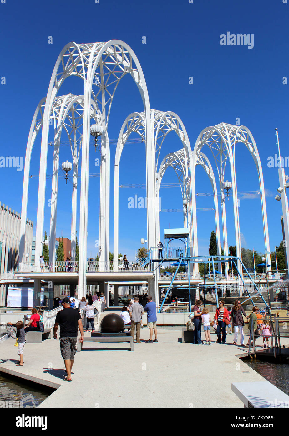Pacific Science Center, Wissenschaftsmuseum in Seattle, Washington, USA Stockfoto
