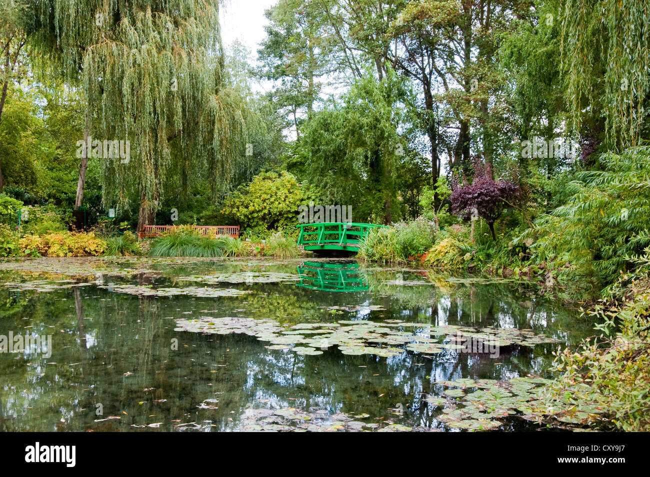 Monets Garten und Teich in Giverny Frankreich Stockfoto