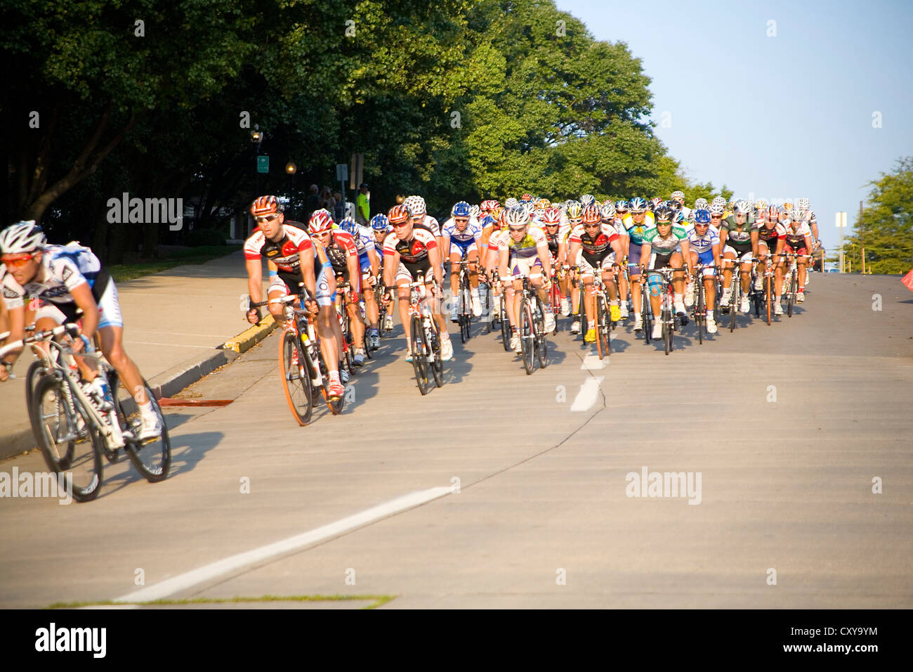 Tour des Missouri-Bike-Rennen Stockfoto