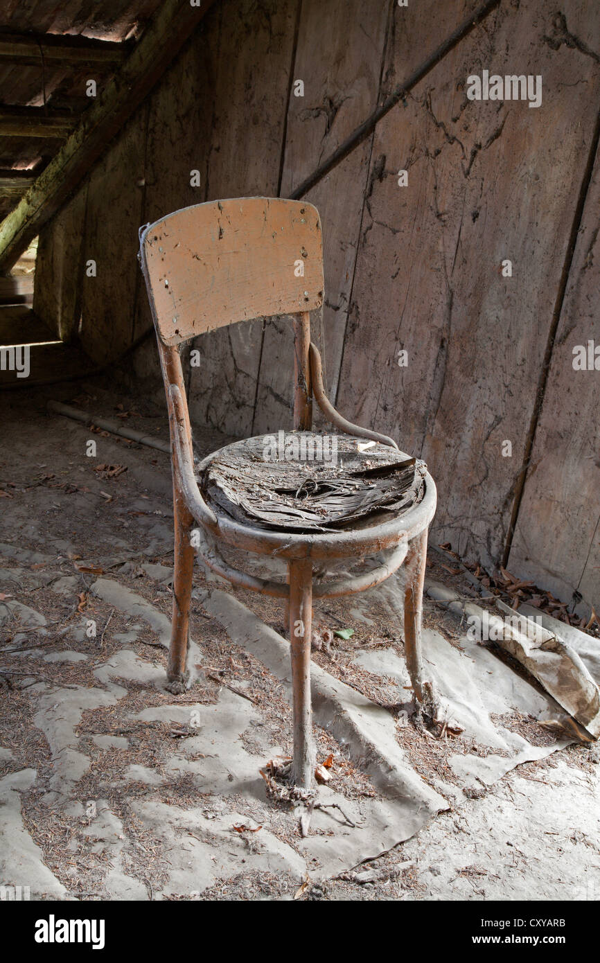 alten Stuhl Stockfoto