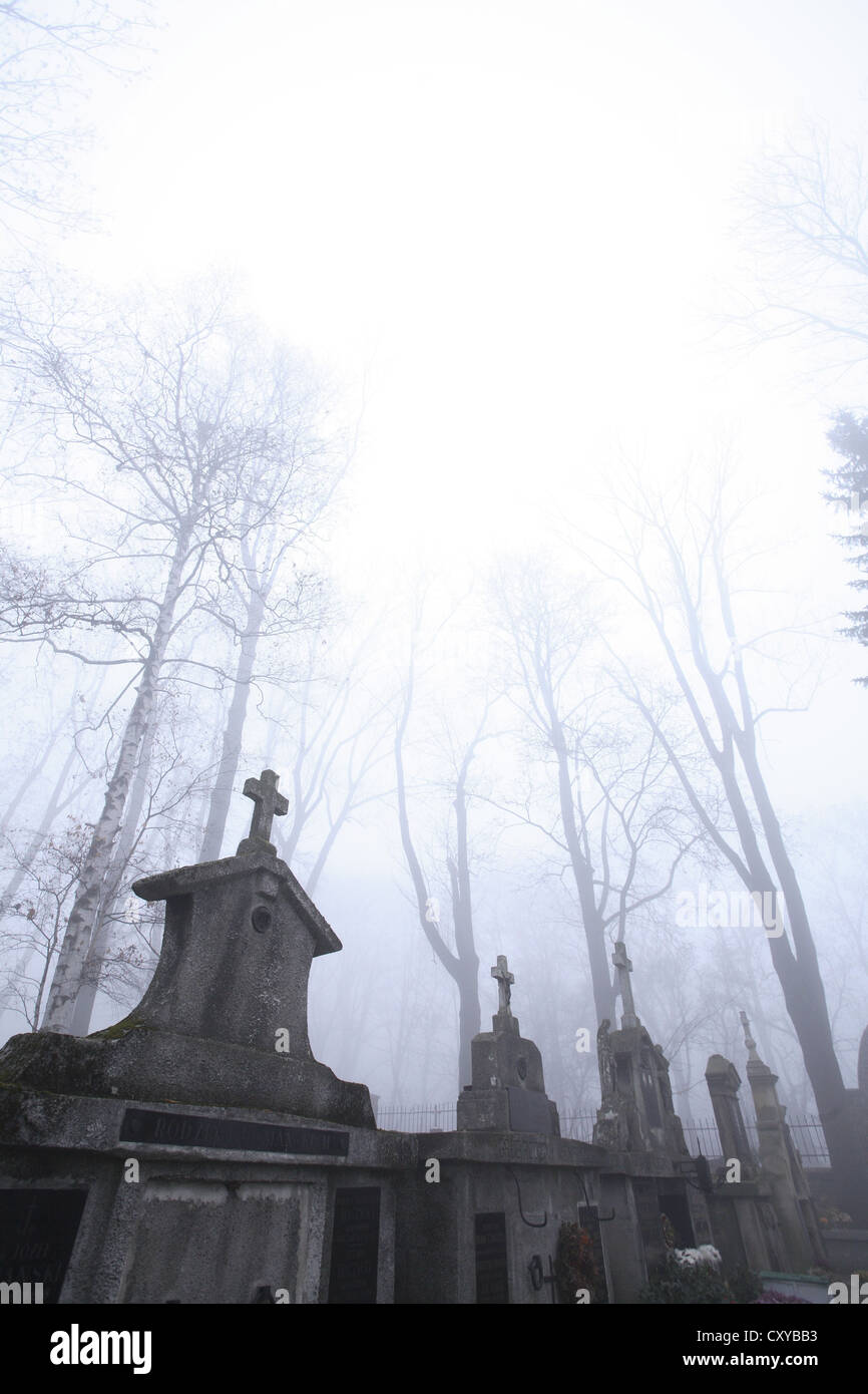 Rakowicki-Friedhof, Krakau, Polen, Europa Stockfoto