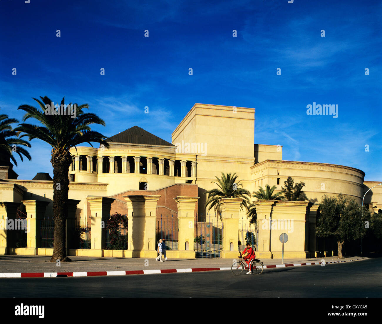 Marokko. Marrakesch. Theater. Stockfoto