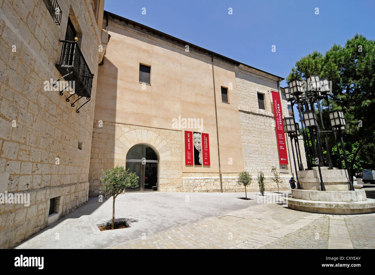 Casa del Sol, Museo Nacional de Escultura, Skulptur, Museum, Valladolid, Kastilien und León, Spanien, Europa, PublicGround Stockfoto