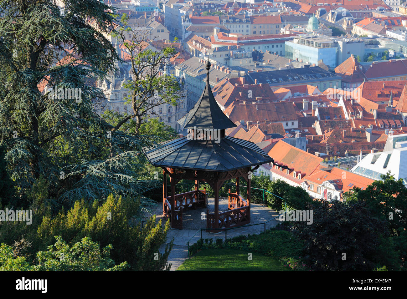 Chinesischer Pavillon, Schlossberg, Schloss Berg, Graz, Steiermark, Austria, Europe Stockfoto