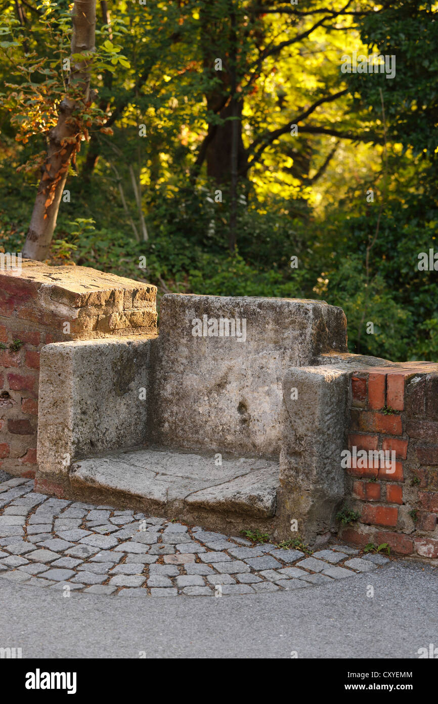 Bischöflichen Stuhl, Schlossberg, Schloss Berg, Graz, Steiermark, Austria,  Europe Stockfotografie - Alamy