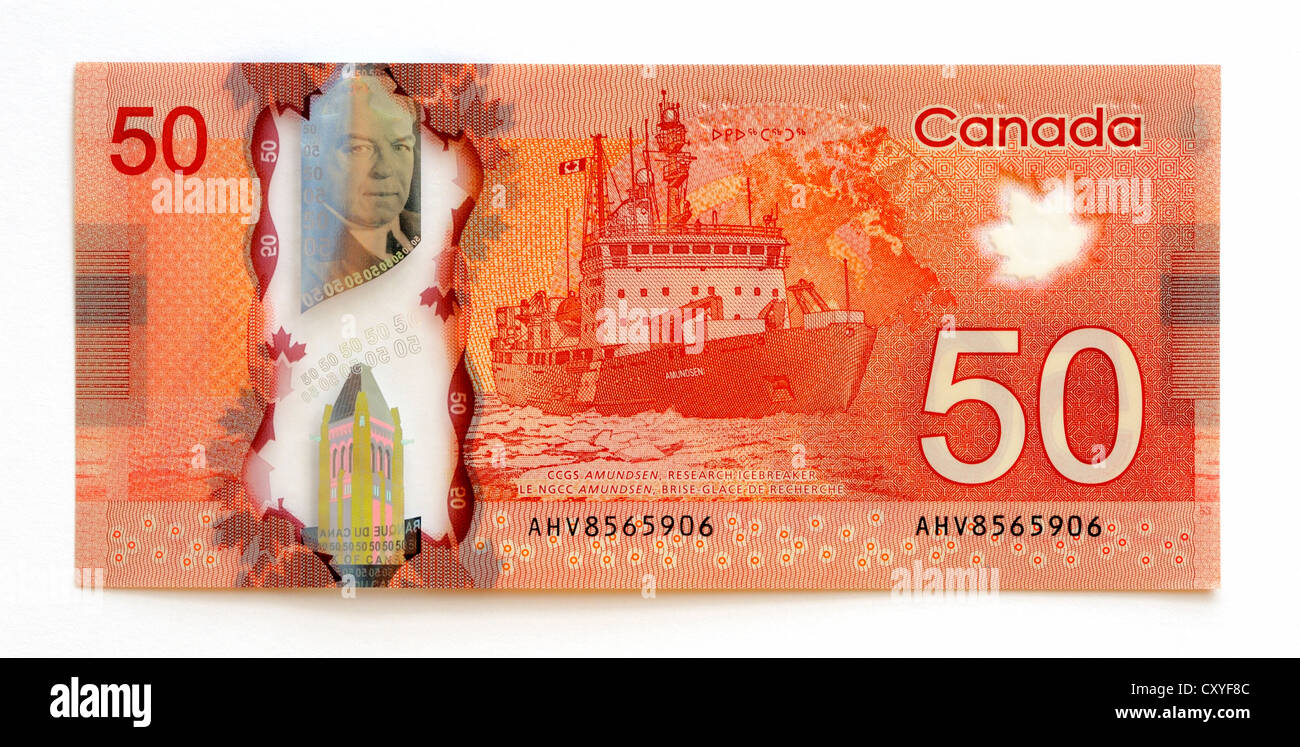 Kanada 100 hundert-Dollar-Banknote. Stockfoto