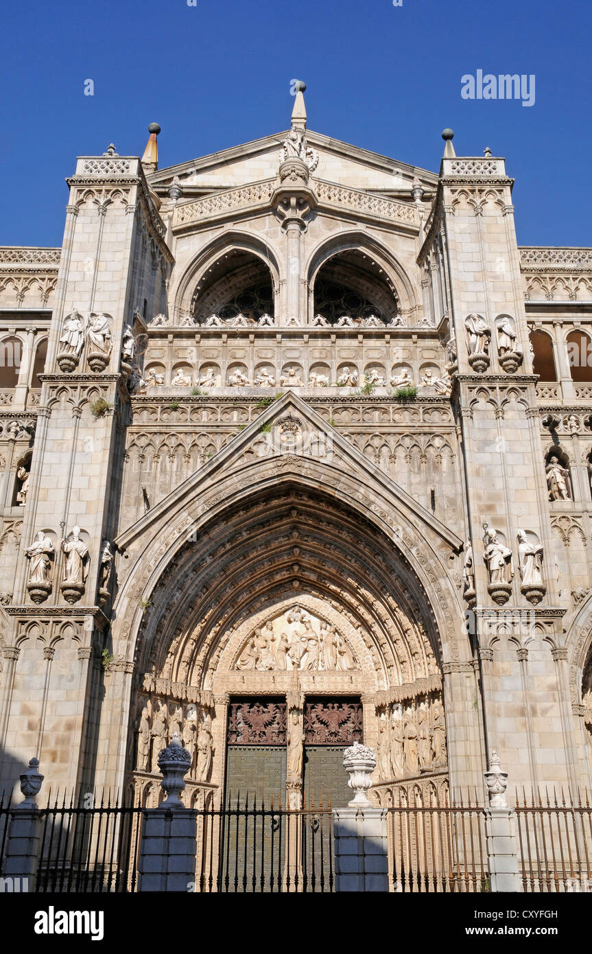 Kathedrale von Toledo Catedral Primada Santa María de Toledo, Toledo, Kastilien-La Mancha, Spanien, Europa, PublicGround Stockfoto