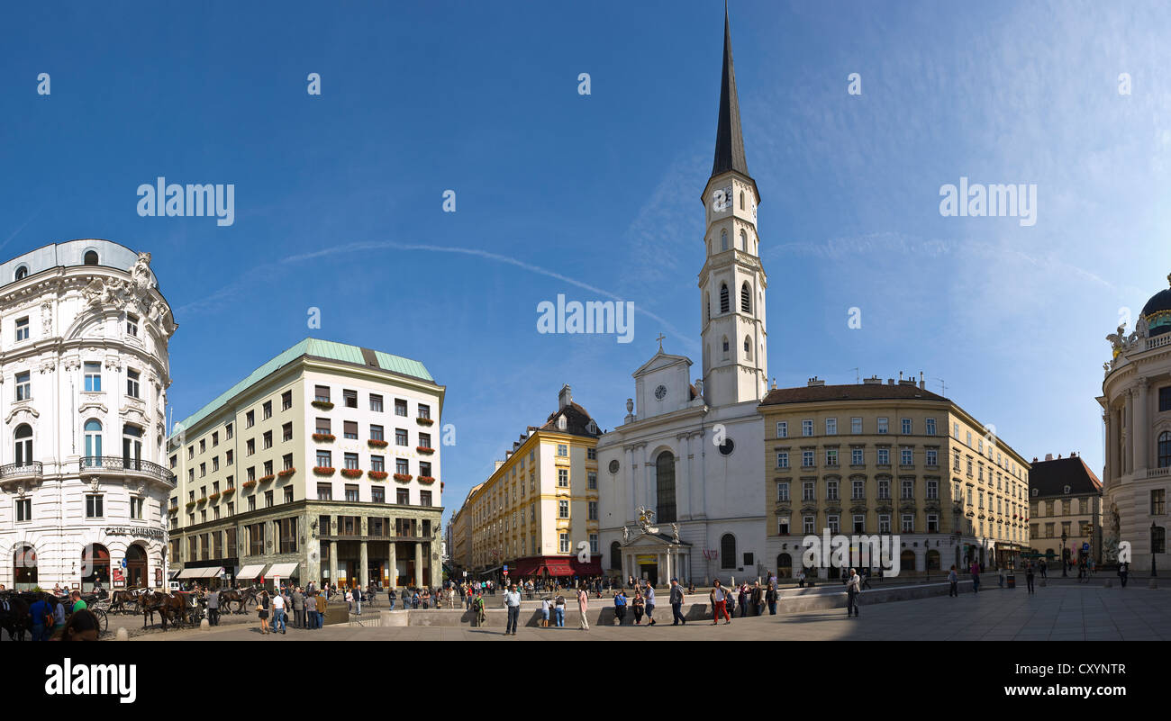 St. Michael Kirche (Michaelerkirche), Michaelerplatz, Wien, Österreich Stockfoto