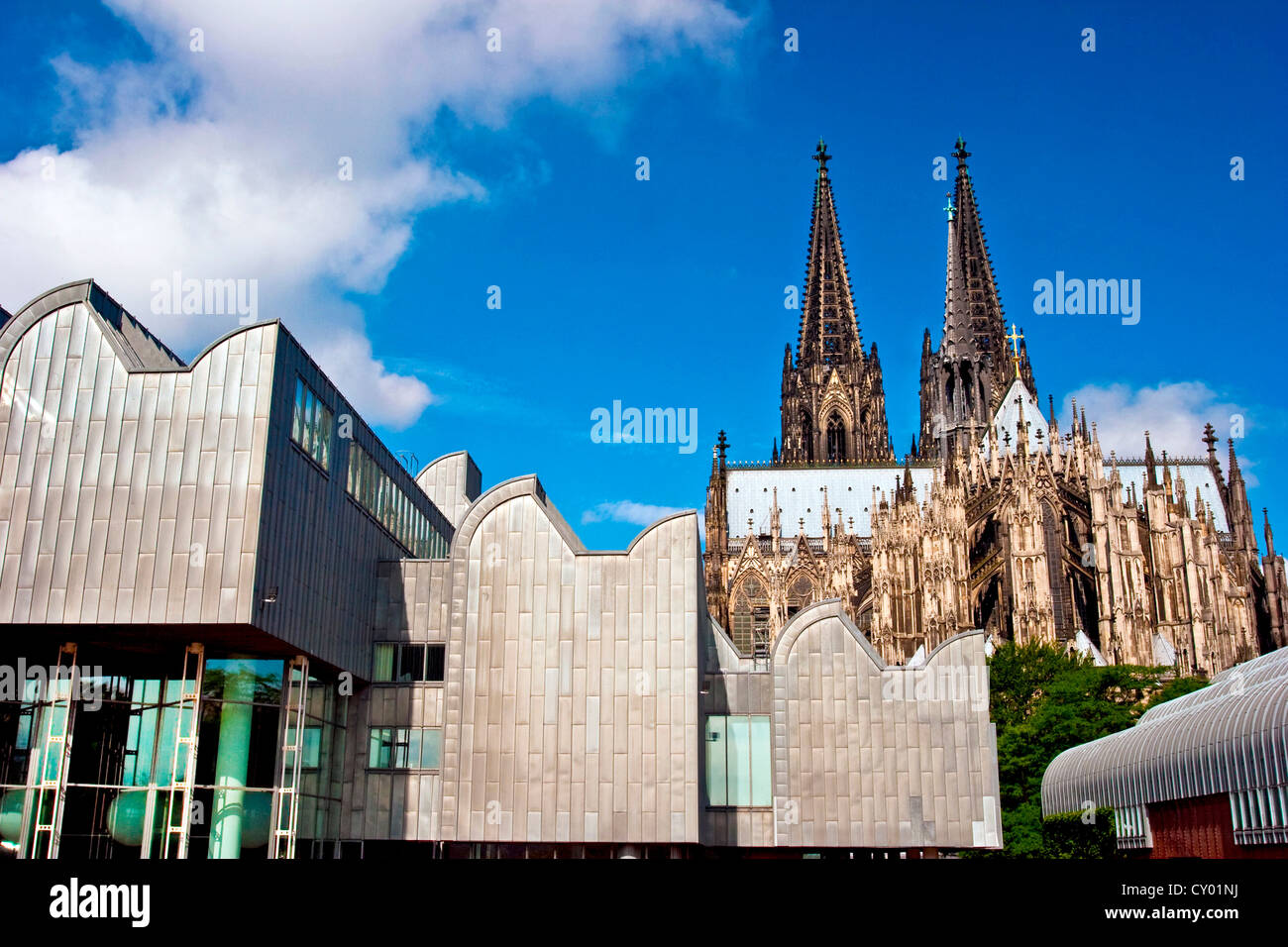 Köln, Kölner Dom und Museum Ludwig, UNESCO-Weltkulturerbe, Nordrhein-Westfalen Stockfoto